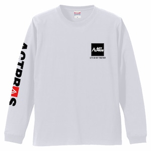 【UNISEX】ACTPROS スクエアロゴ  5.6oz 長袖Tシャツ（1.6インチリブ）【7colors】