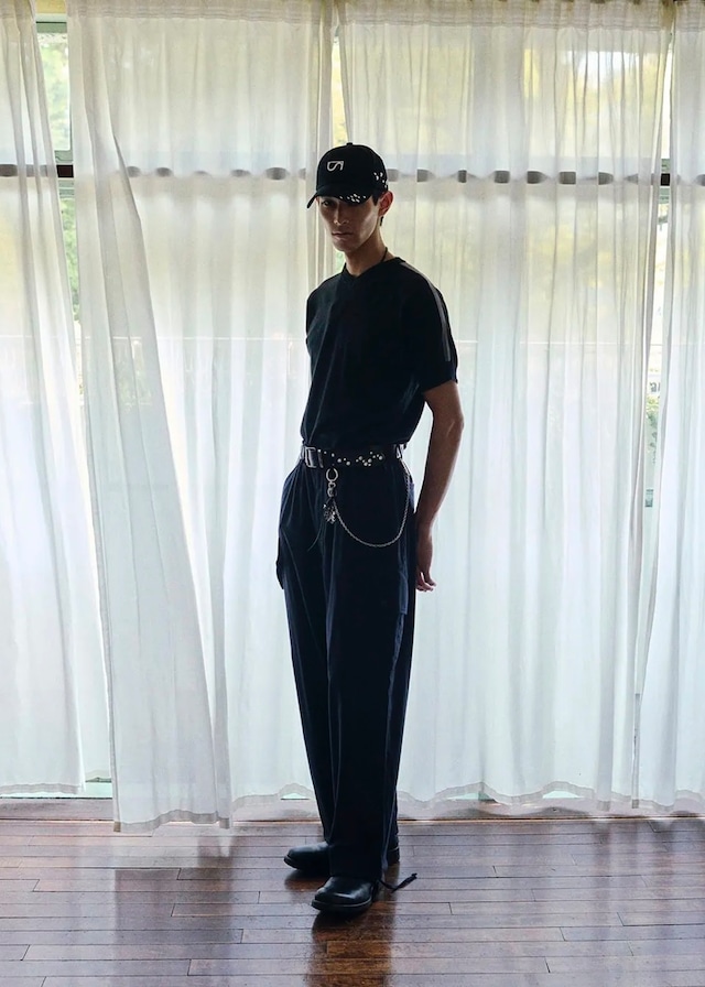 SHOOP 26SS black lily wallet chain