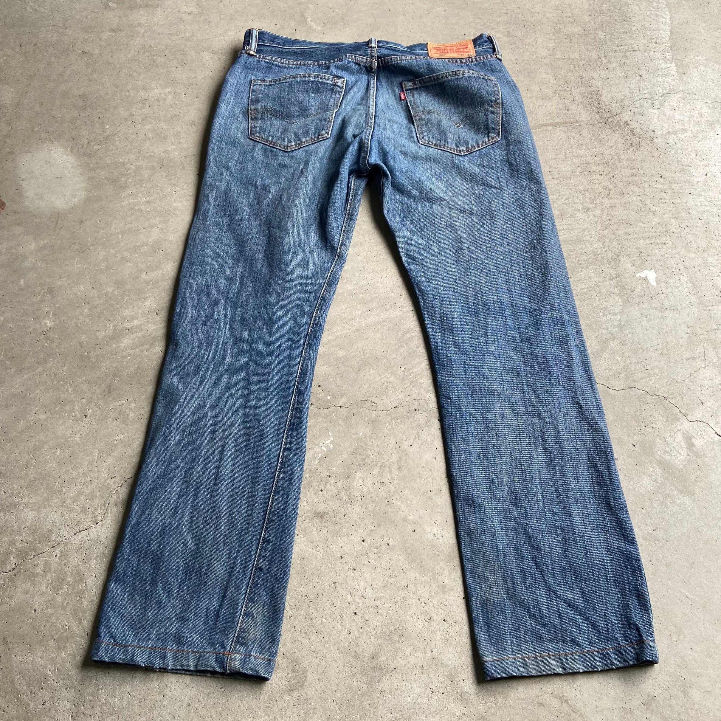 濃紺 00s エジプト製 W32 リーバイス 501 デニム パンツ 極美品
