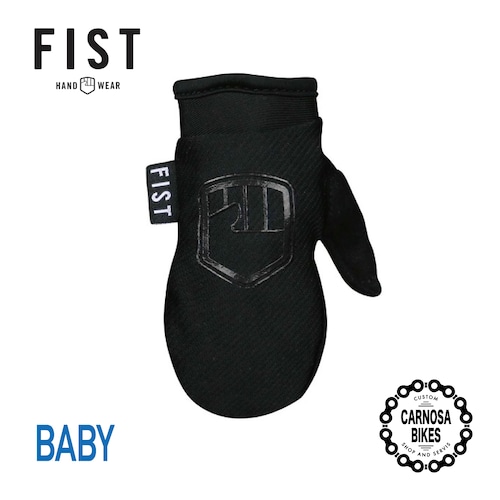 【FIST Handwear】FIST MITTS STOCKER BLACK [フィストミット ストッカーブラック] BABY 幼児用グローブ