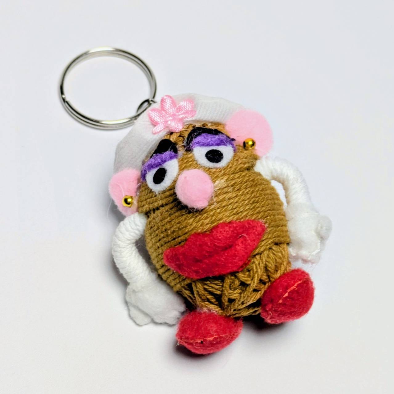 再入荷!【 ミセスポテトヘッド ( Mrs. Potato Head ) トイストーリー 】 Voodoo doll KeyHolder / ブードゥー人形 / 身代わり人形 /お守り人形 〚アメリカン雑貨 アメトイ〛