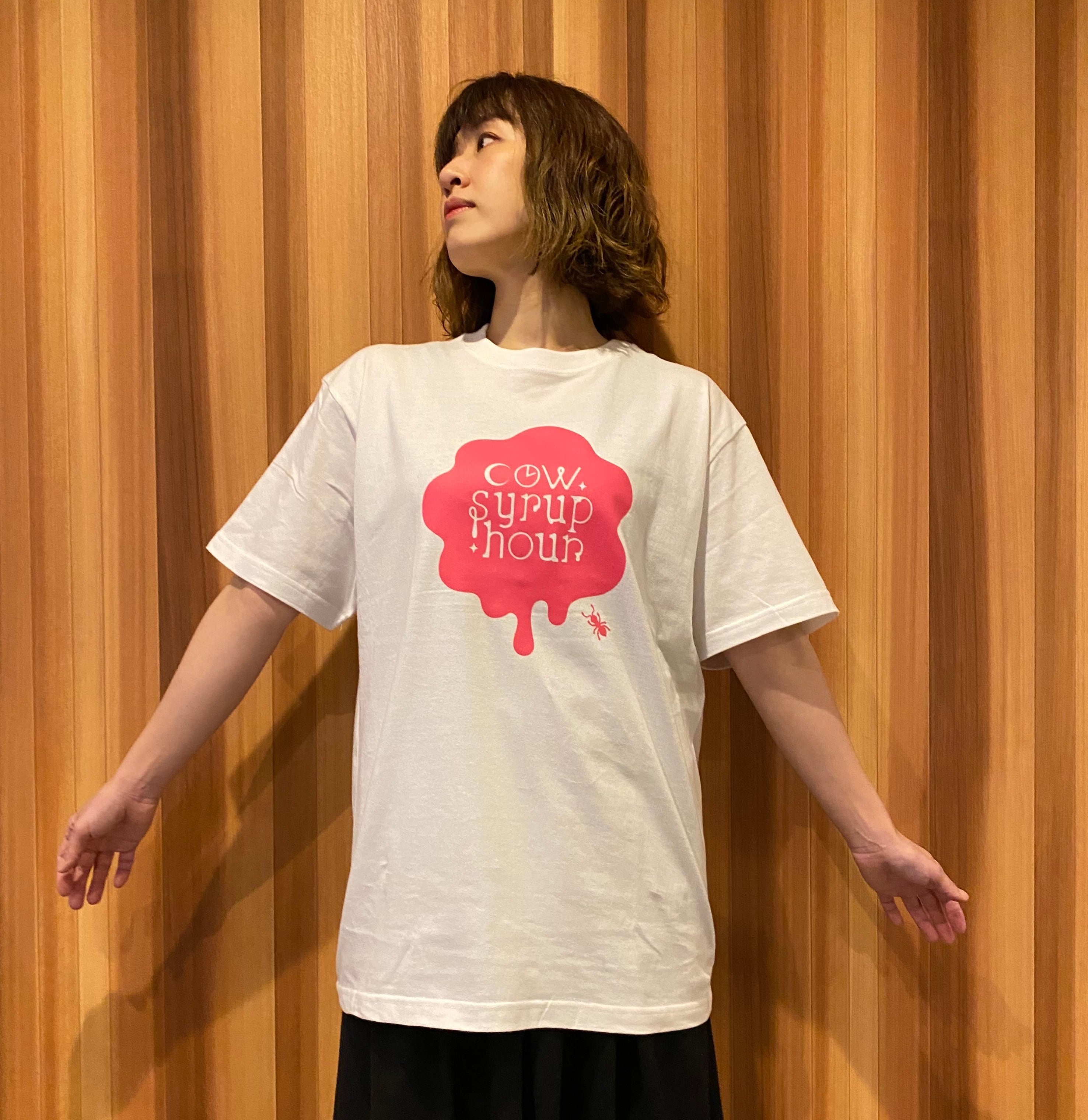 カウシロップアワー Tシャツ（抹茶牛乳） | 奥村愛子 WEB SHOP