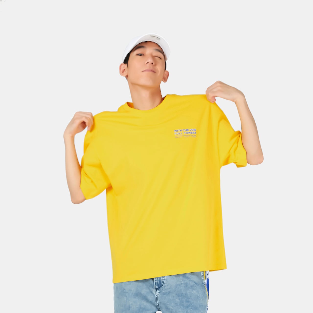 SALE 【HIPANDA ハイパンダ】メンズ ブルーパンダ バックプリント