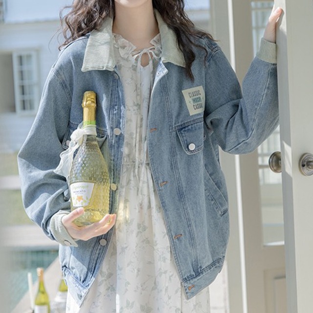 クラシカルデニムジャケット　T0199