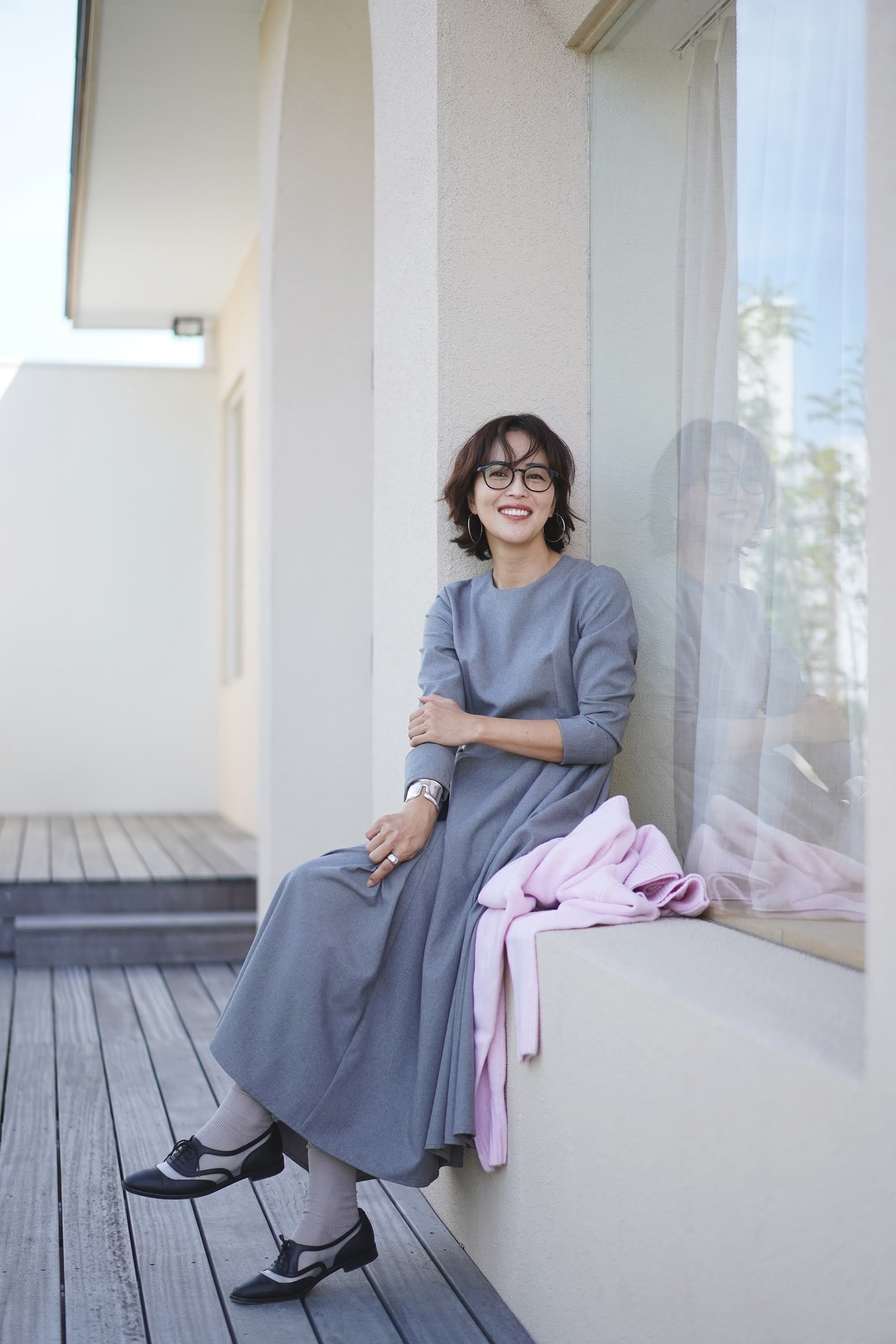 the9shop エブリデイドレス EVERYDAY DRESS Iong EVERYDAY DRESS mature グレー | THE9SHOP