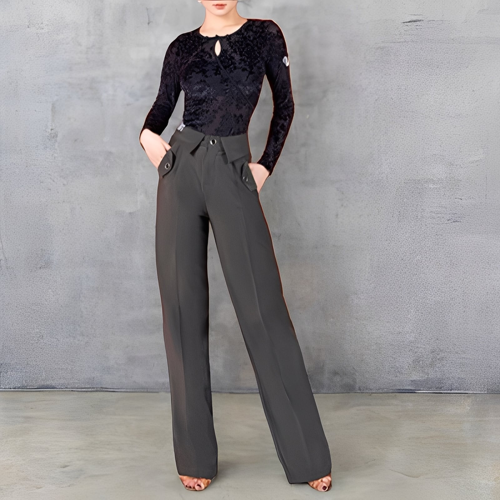 90's Polo by Ralph Lauren IN-TUCK Wool Slacks W35 90年代 ポロ