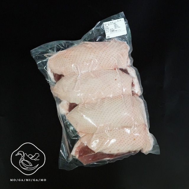 【業務用・小さめ・小傷あり】 鴨むね肉ブロック（1パック8枚入り：約2.0kg）