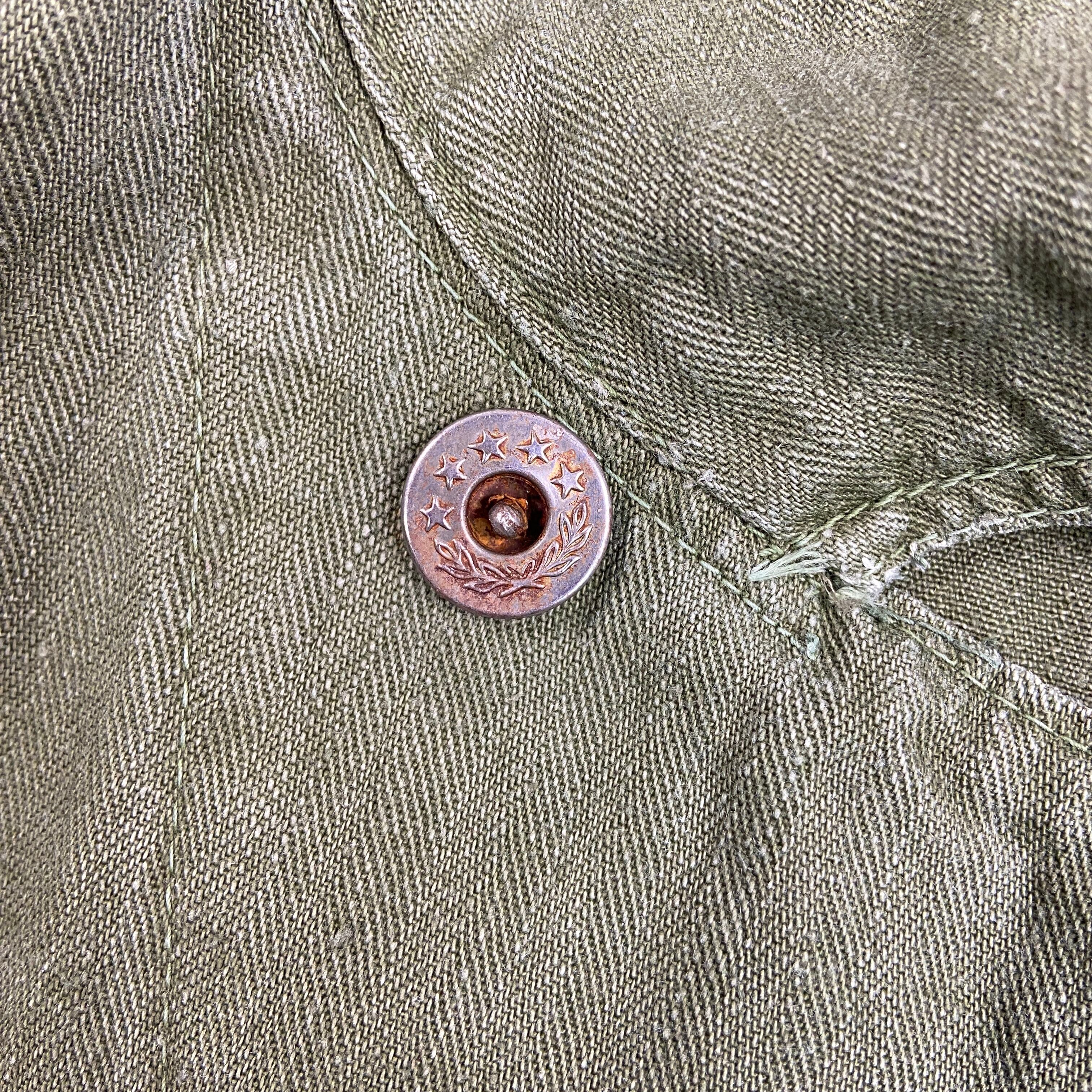 40年代 米軍実品 U.S.ARMY XX Corps HBT オールインワン 月桂樹ボタン