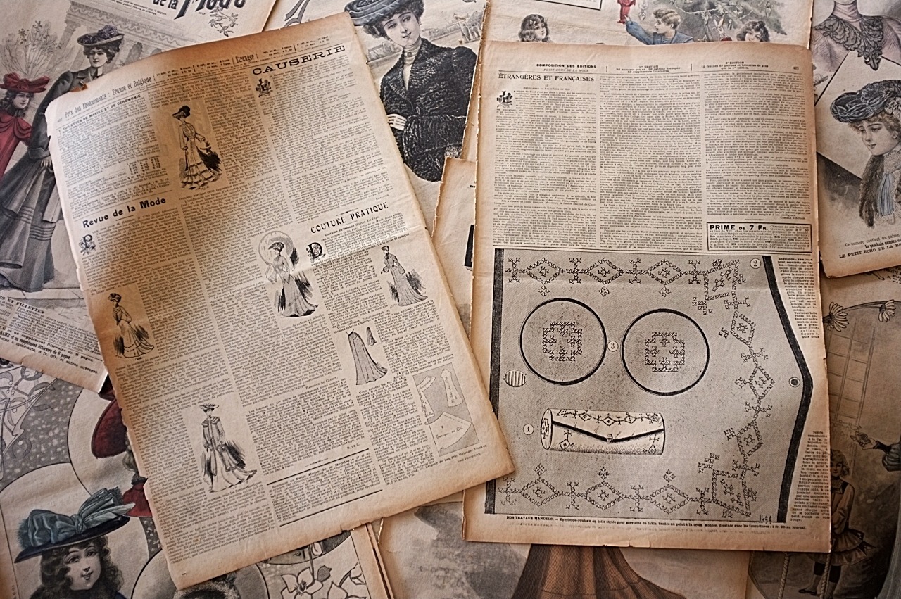 1902s Le Petit Echo de la Mode 44c 永遠の淑女とモード新聞