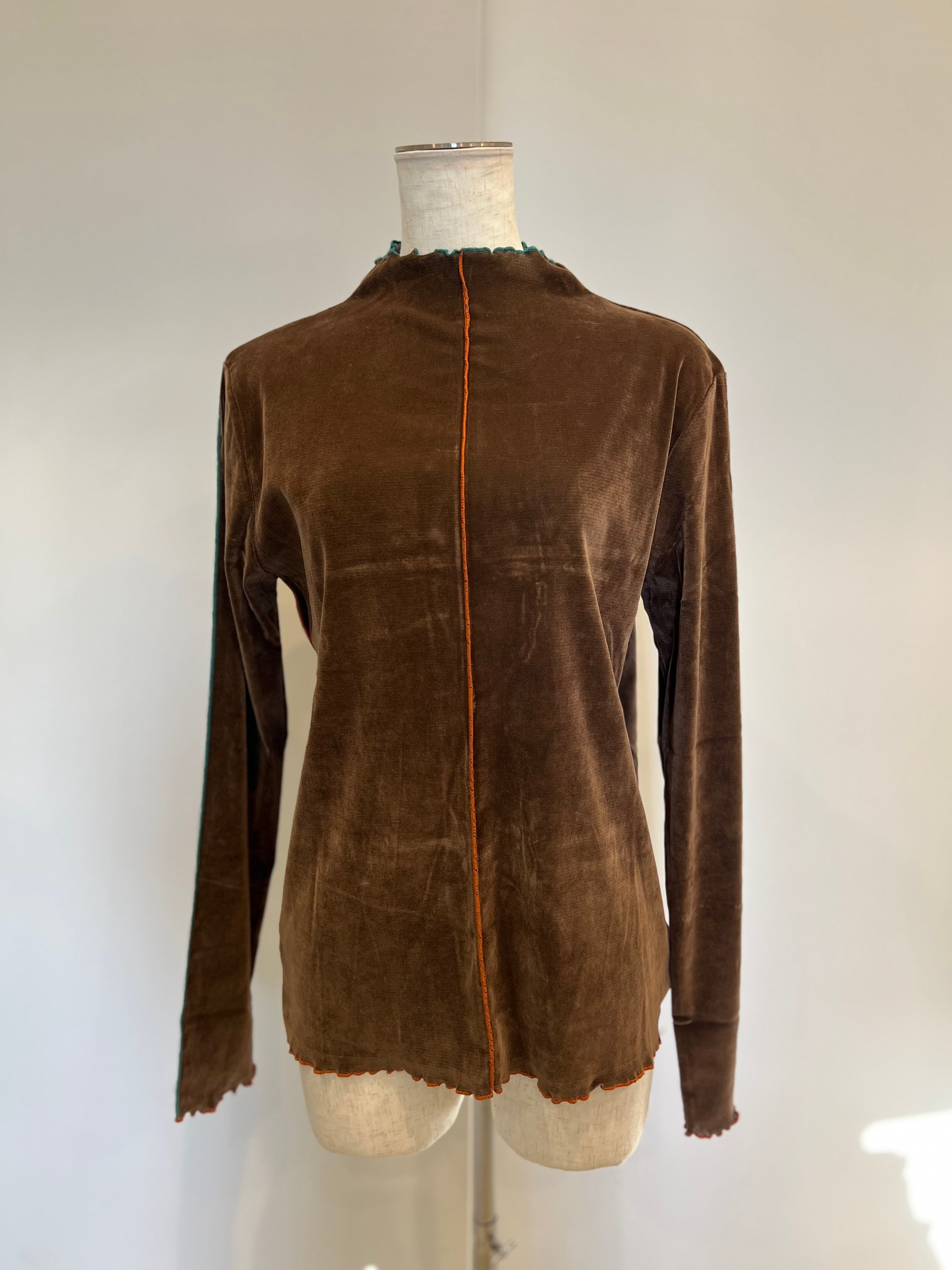 【SELECT】配色メロウボトルネックPO