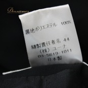 【美品 日本製社交ダンス衣装】レッスン パーティー ボトムス パンツ ズボン UNA ユーナ Mサイズ 黒 ブラック シンプル 上品