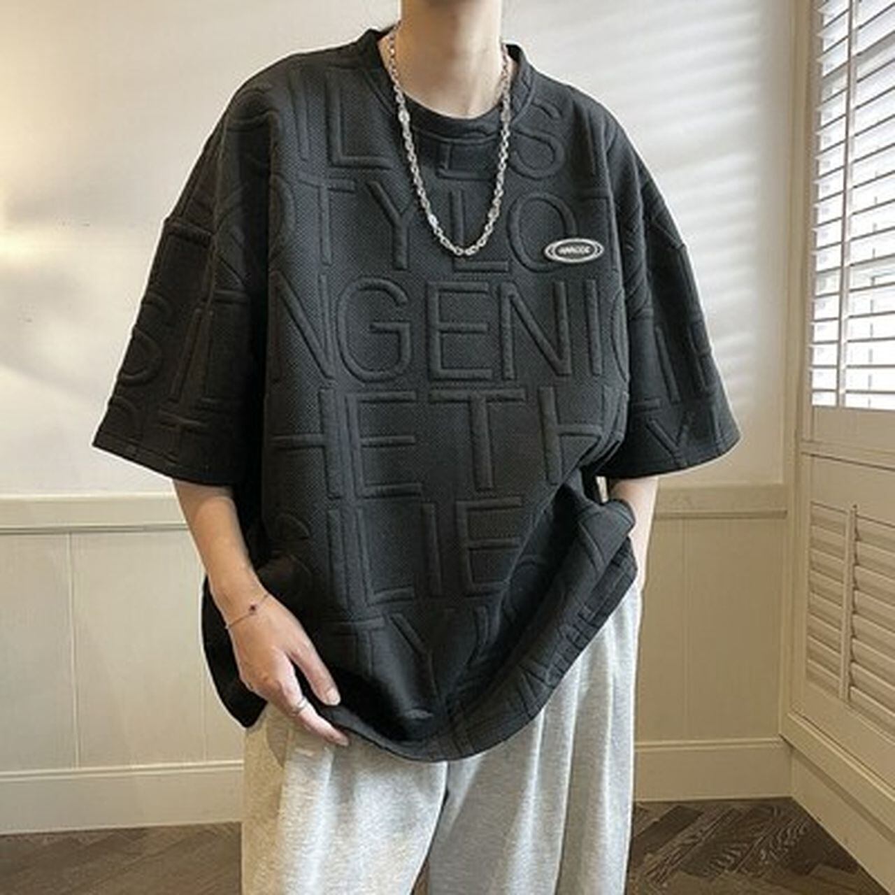 3D-Printed Three-Quarter Sleeve T-Shirt(MT1590)