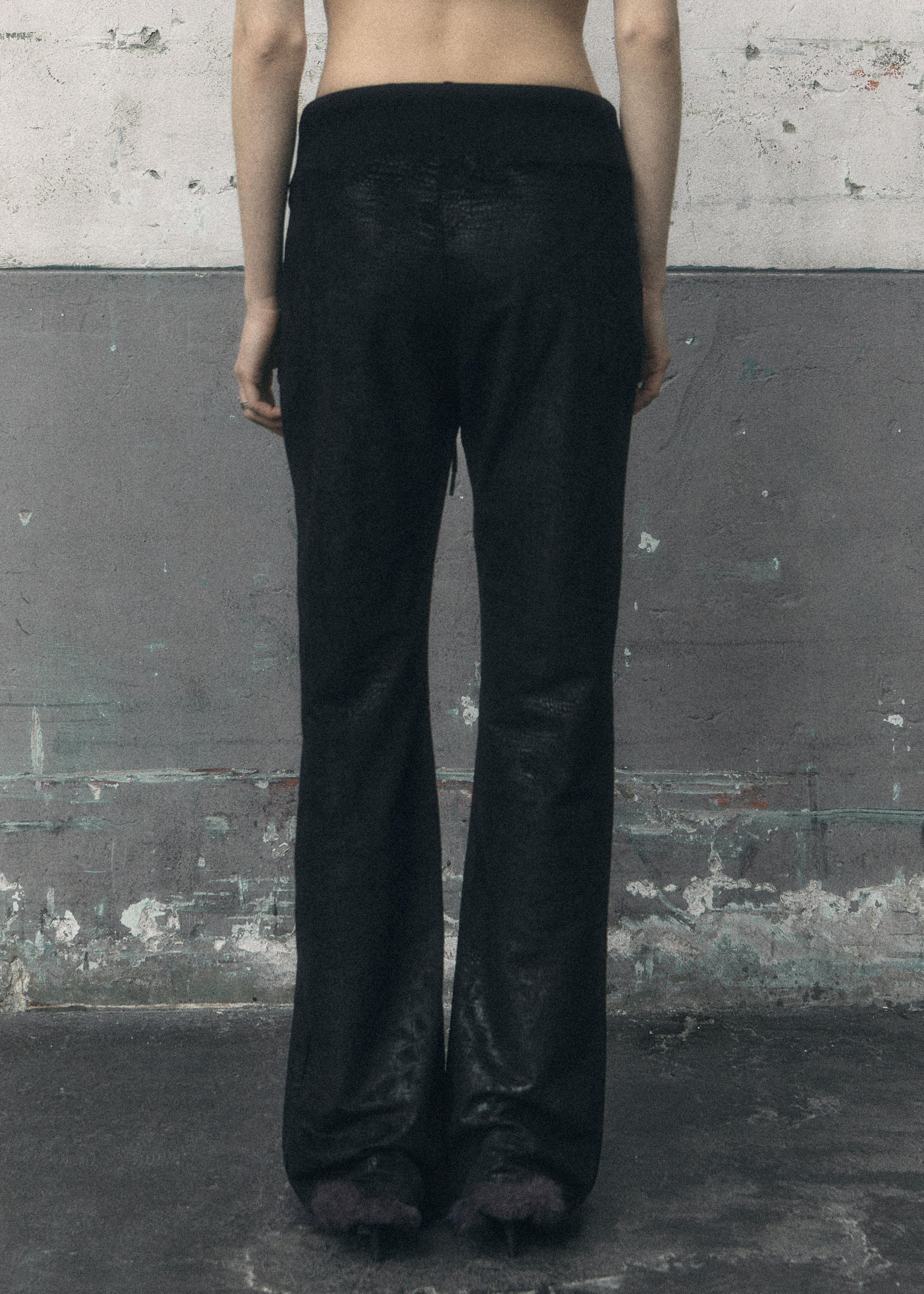 Bohemianseoul ボヘミアンソウル パンツ BOHEMIAN SEOUL] (UNISEX) POUCH POCKET CARGO WIDE PANTS, WASHED