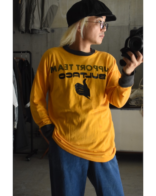 OK/60's "BULTACO" vintage rayon tee shirt