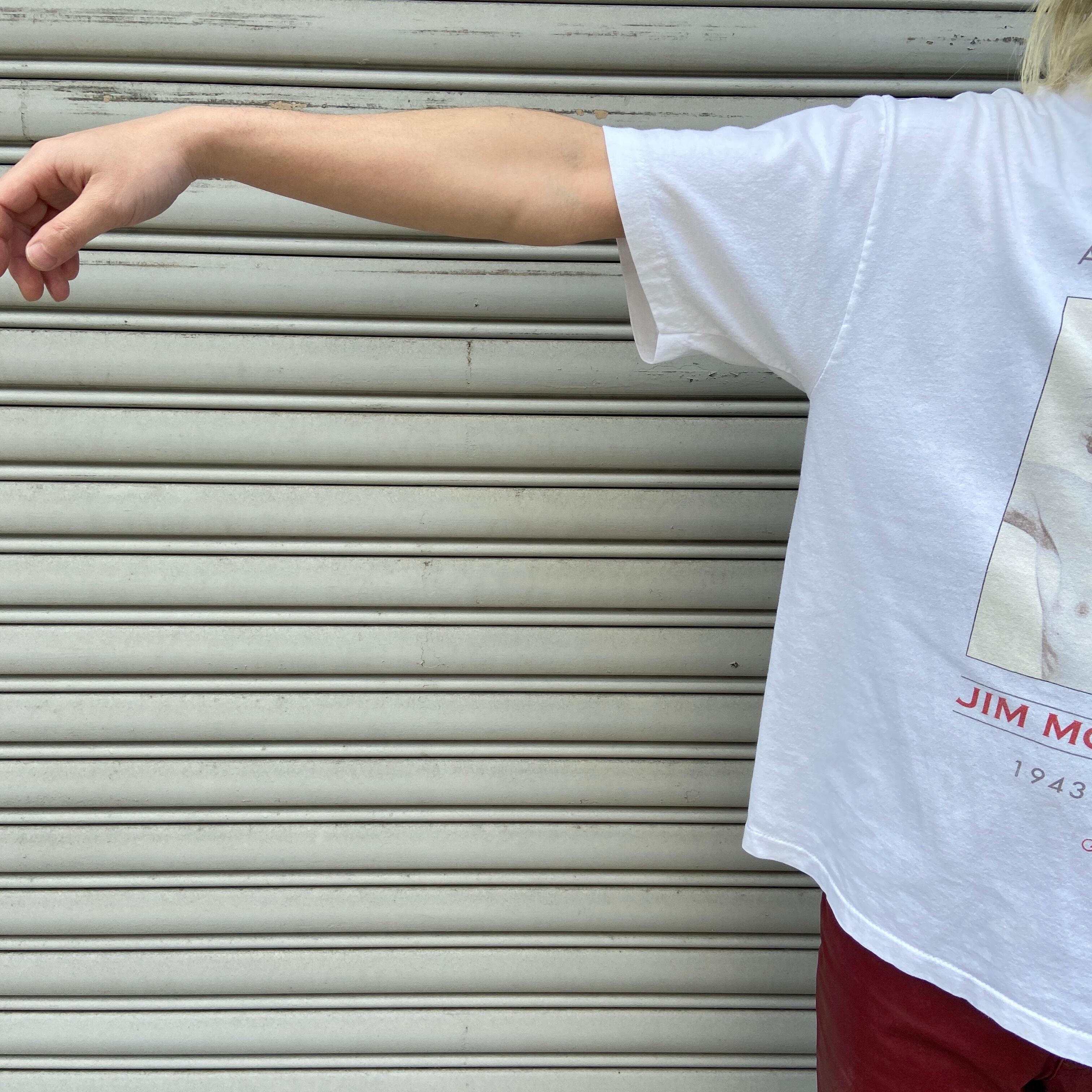 90s USA製 ジムモリソン ドアーズ バンドTシャツ 追悼T 白 L | 古着屋 Uan