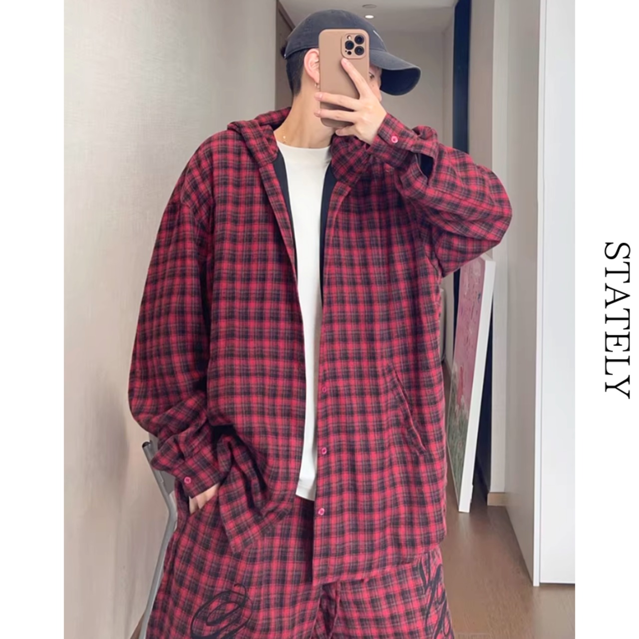 Check Hood シャツジャケット_T231・画像7