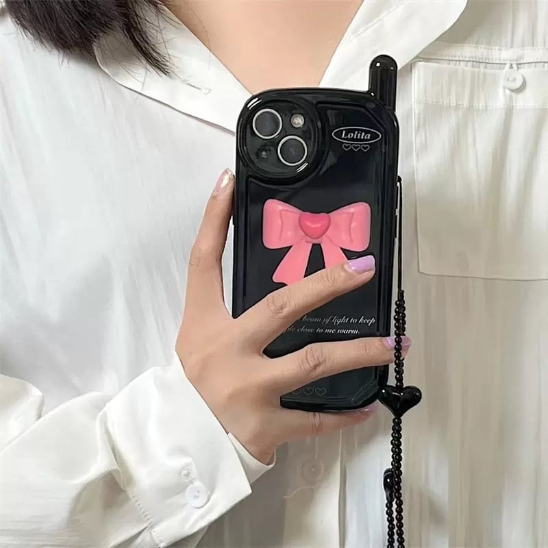 レトロ可愛い アナログ感 ガラケー風 Iphoneケース リボン Iphoneカバー リボン スマホ スマホグッズ 落下防止 おもしろ Lamitte Deco トレンド 韓国ファッション ショップ Base店 レトロ可愛い アナログ感 ガラケー風 Iphoneケース リボン Iphoneカバー リボン スマホ スマホグッズ 落下防止 おもしろ Lamitte Deco トレンド 韓国ファッション ショップ Base店