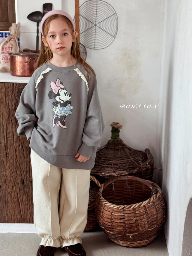 【取寄】poisson|petit frill jogger|プチフリルジョガー|S-JM|kids&jr|25 winter