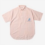 80s-90s Crazy Shirts ストライプ プルオーバー 半袖シャツ USA製