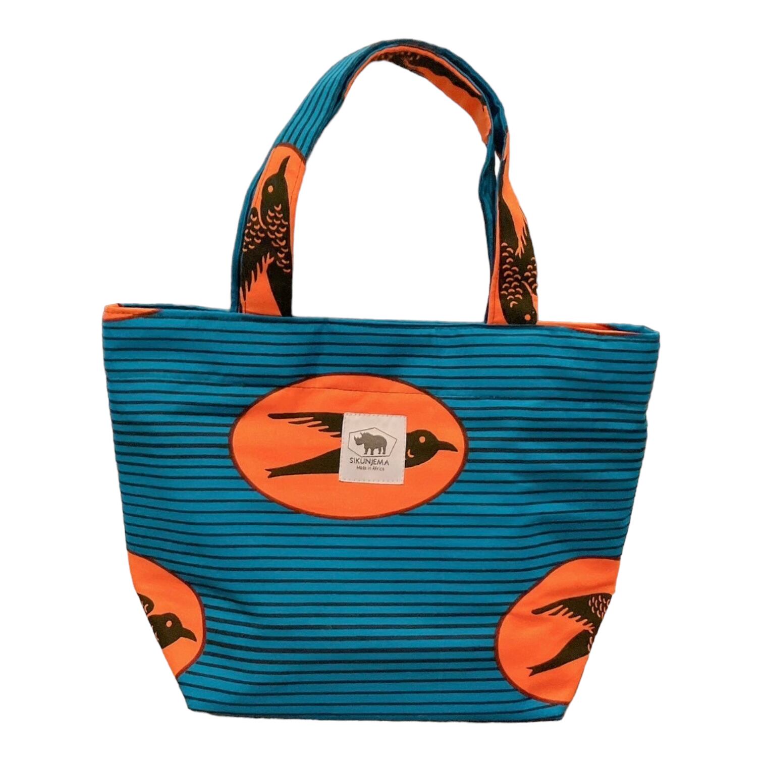 small tote = swallow blue =
