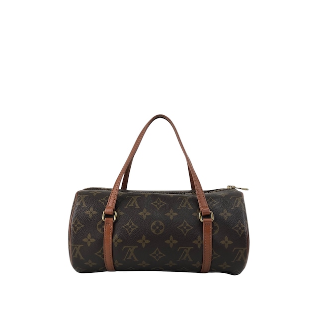 LOUIS VUITTON ルイヴィトン パピヨン26 モノグラム ハンドバッグ ブラウン レザー ロールバッグ vintage ヴィンテージ オールド dwmmh5