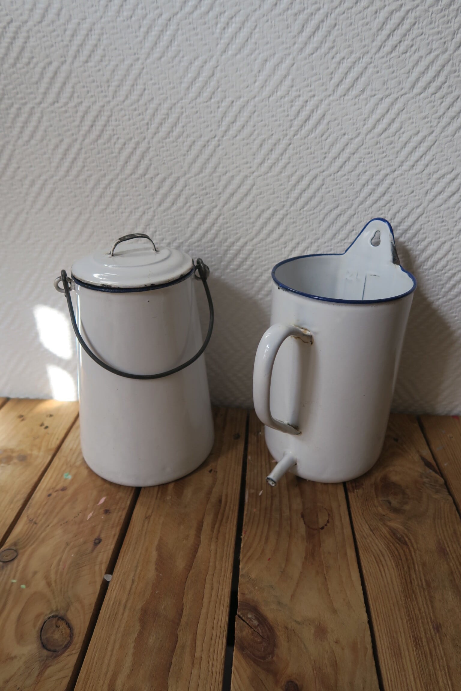 フランスアンティーク キャニスター 3点セット ラティスモデル