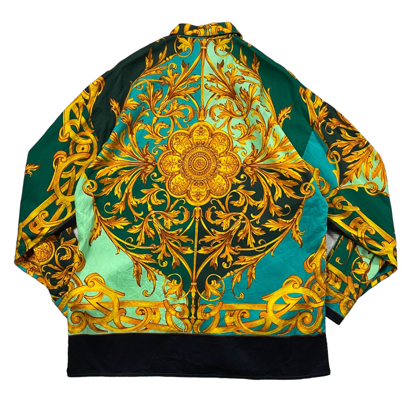 VERSUS VERSACE baroque print cotton shirt