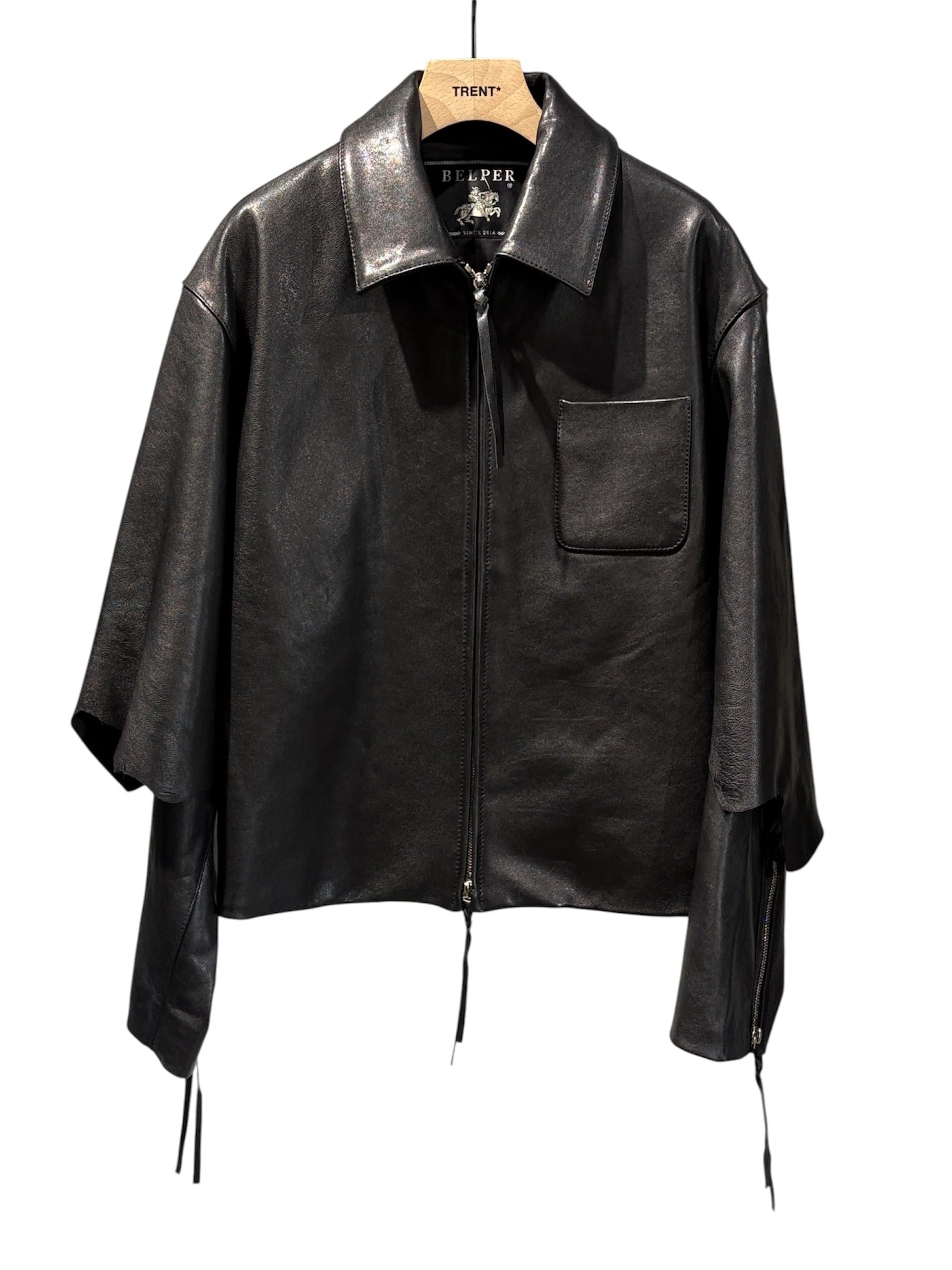 26AW | WOMEN】BELPER ベルパー / レザージャケット / LAMB LEATHER