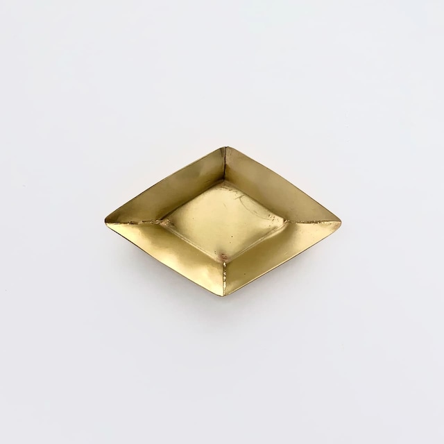 真鍮のトレイ 菱形 ブラススモールトレイロンブス / Brass Small Tray Rhombus
