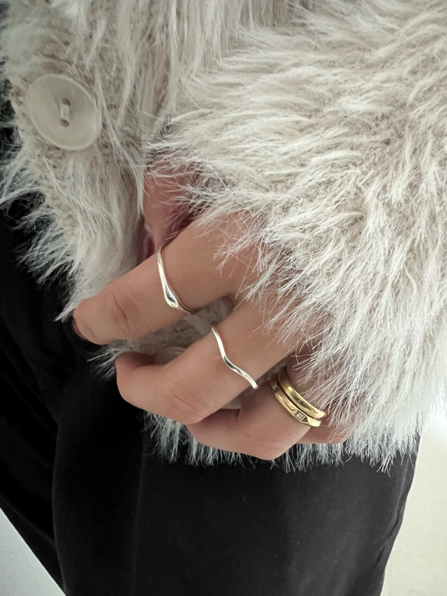 S925 2SET nuance simple ring (R97)