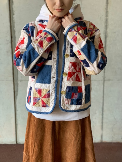 Vintage Patchwork Quilting Jacket