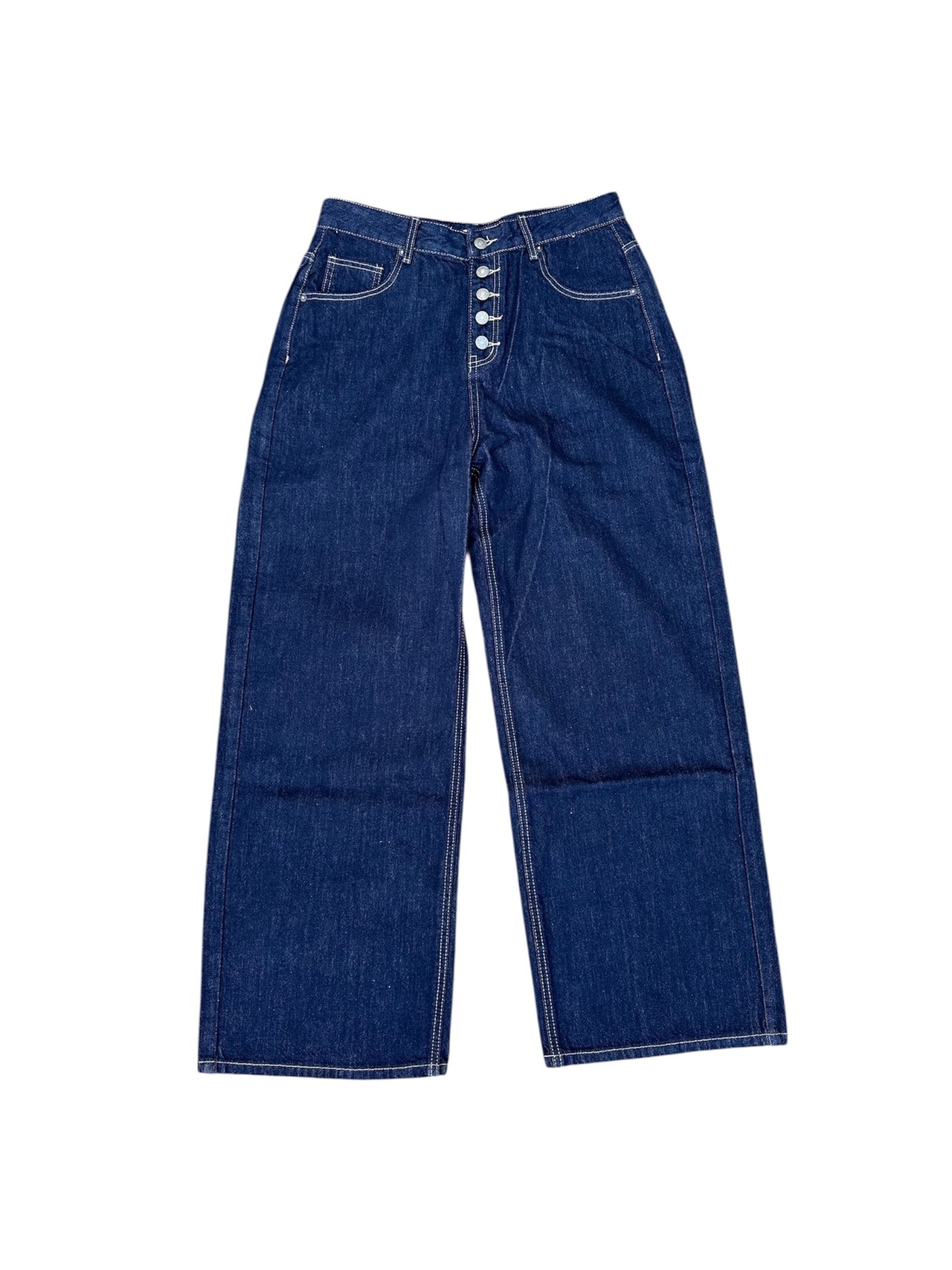 Classic Button Out Semi-Wide Denim