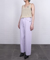 【直営限定ITEM】Wハートパッチラメキャミソール (BEIGE) CQ-46122H