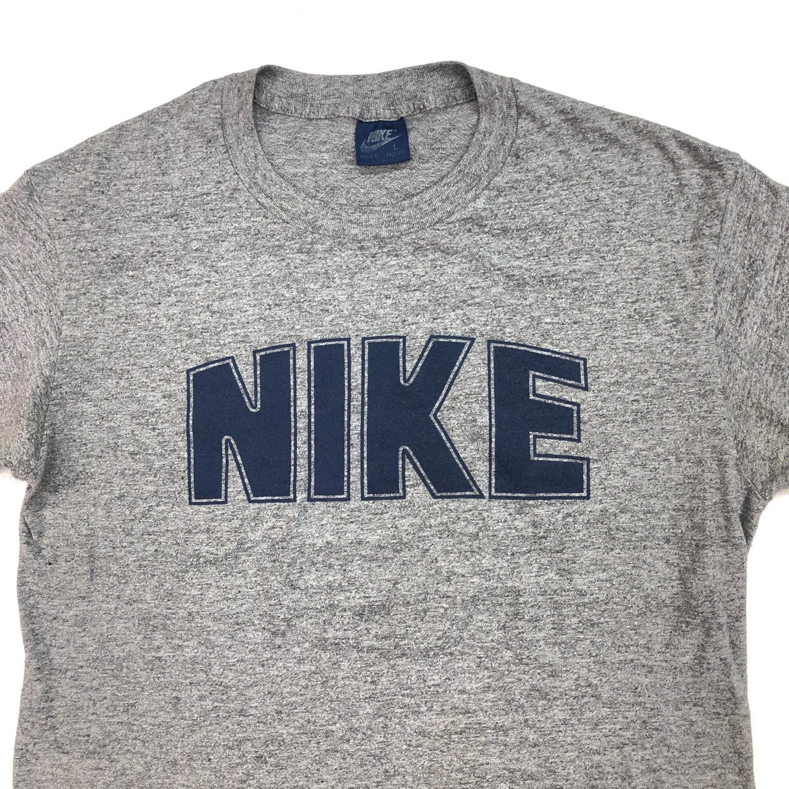 NIKE ナイキ 80年代 USA製 紺タグ カマボコロゴ カマボコナイキ T