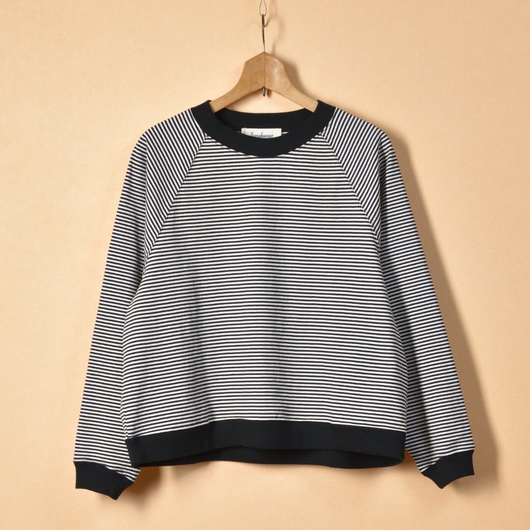 Sarahwear サラウエア ボーダーラグランTシャツ【Cecil】送料無料