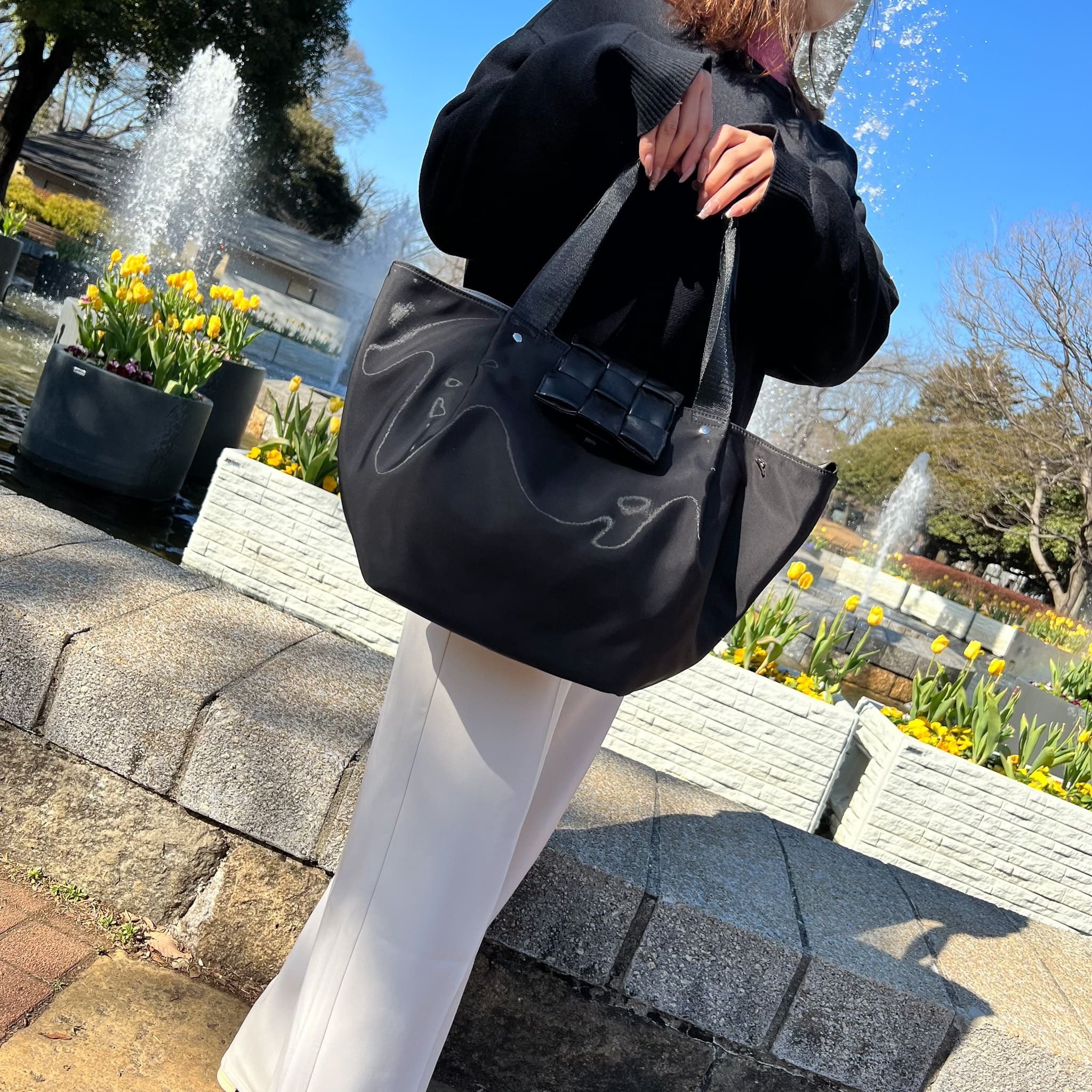 【50%OFF】2Wayトートバッグ EM-1515MAK(090909) ブラック【super price】