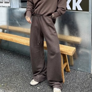 コーヒーカラースウェットパンツ（別売りでセットアップのトップスあり）　0858