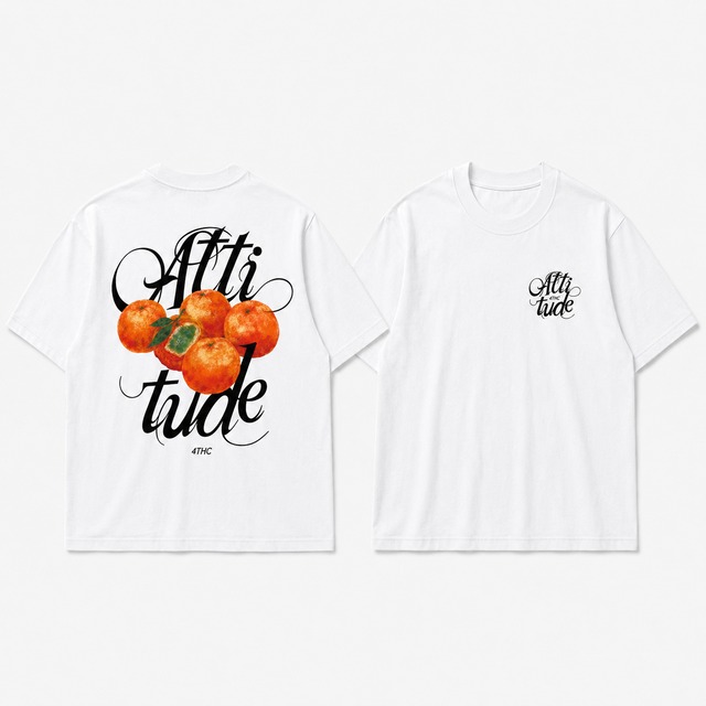"ATTITUDE" T-SHIRT (White)