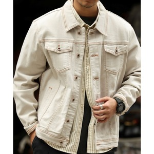 カラーステッチカジュアルデニムジャケット 224568