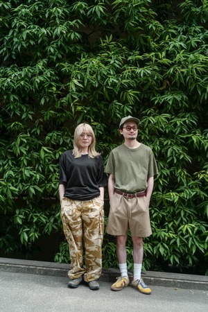 フランス軍　ポロ生地のTシャツ　ブラック