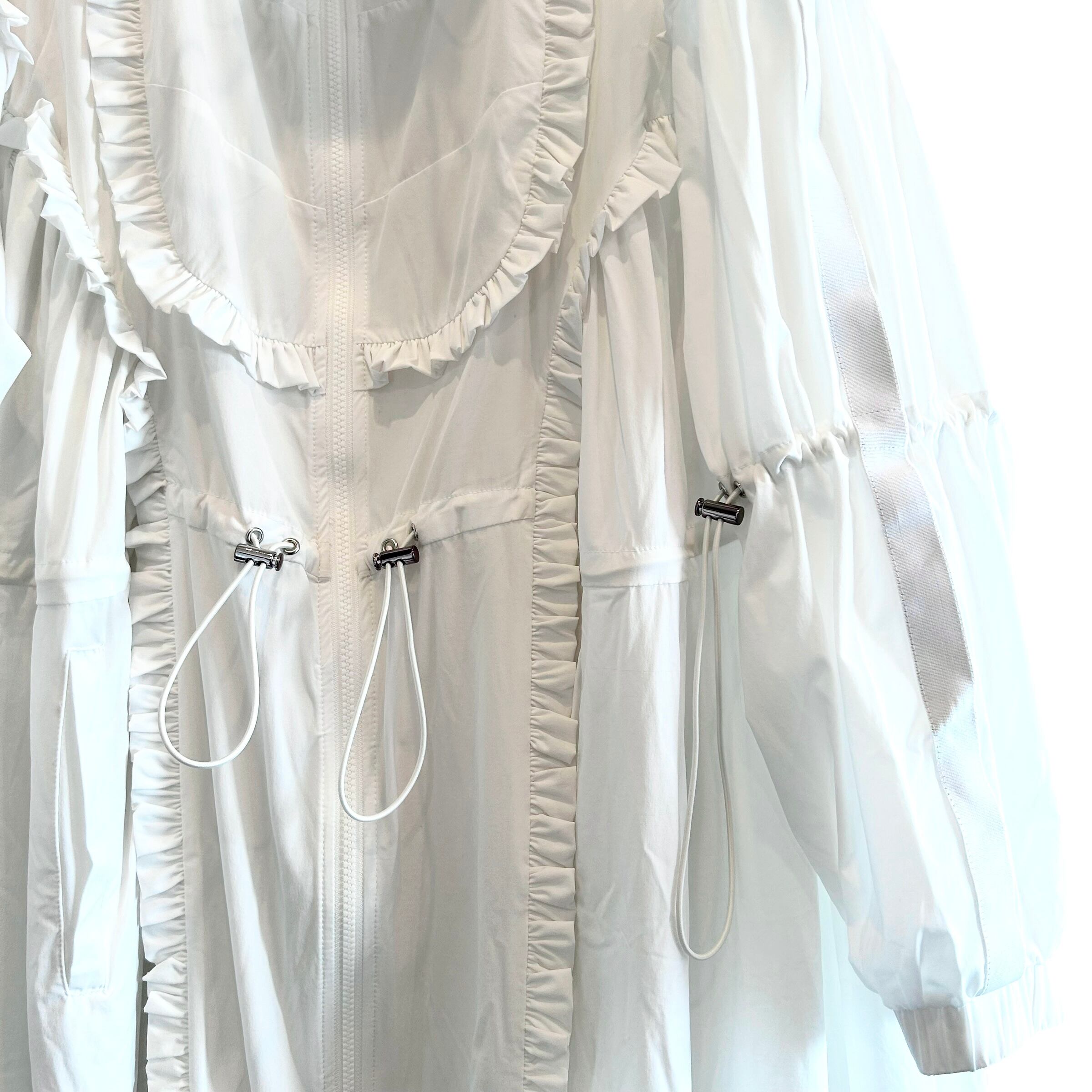 ナイロンフーディーワンピース WHITE | HEIHEI