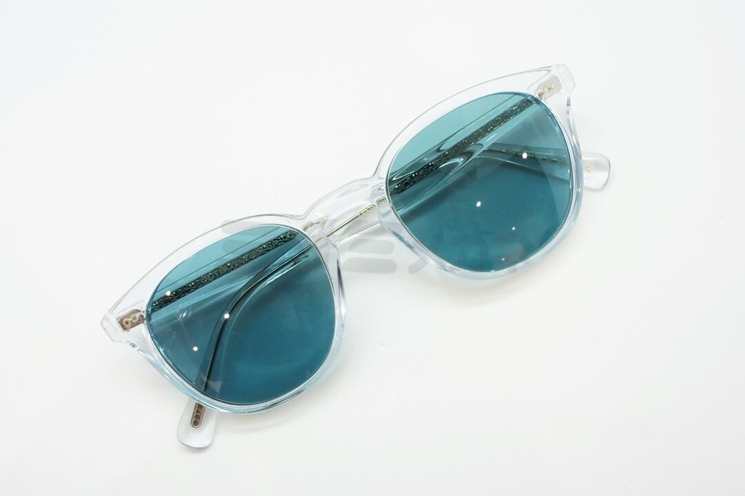 新品】Oliver Peoples サングラス ミラーグラス クリアフレーム 