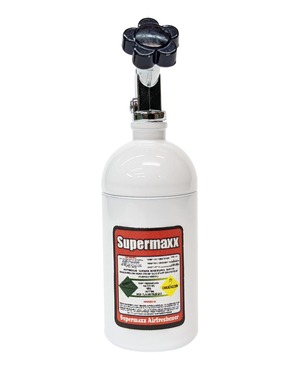 SUPERMAXX　Nosボトルタイプエアフレッシュナー　ツヤありホワイト