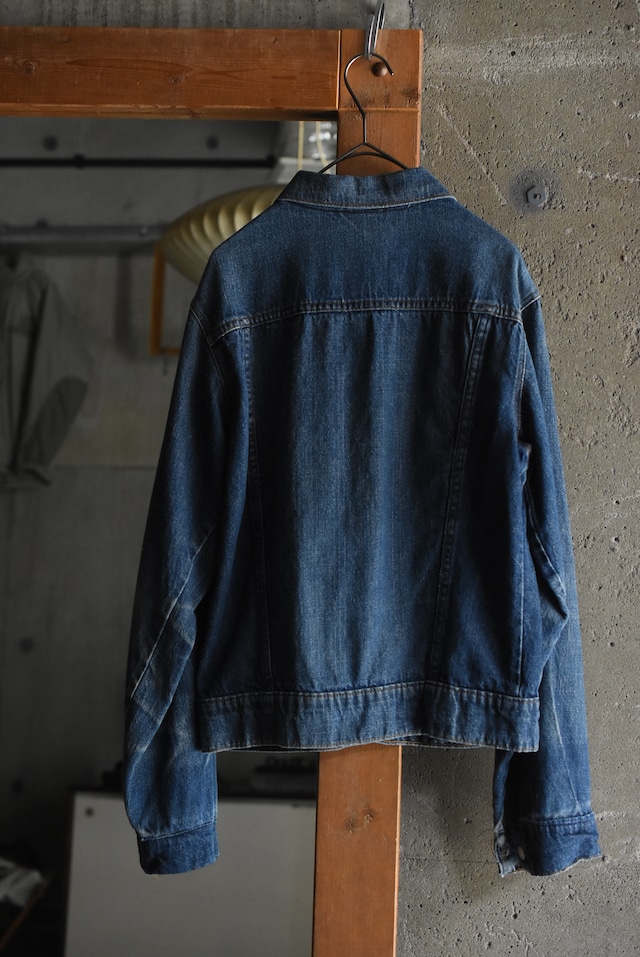 OK/70's "TOWN CRAFT" light ounce denim tracker jacket
