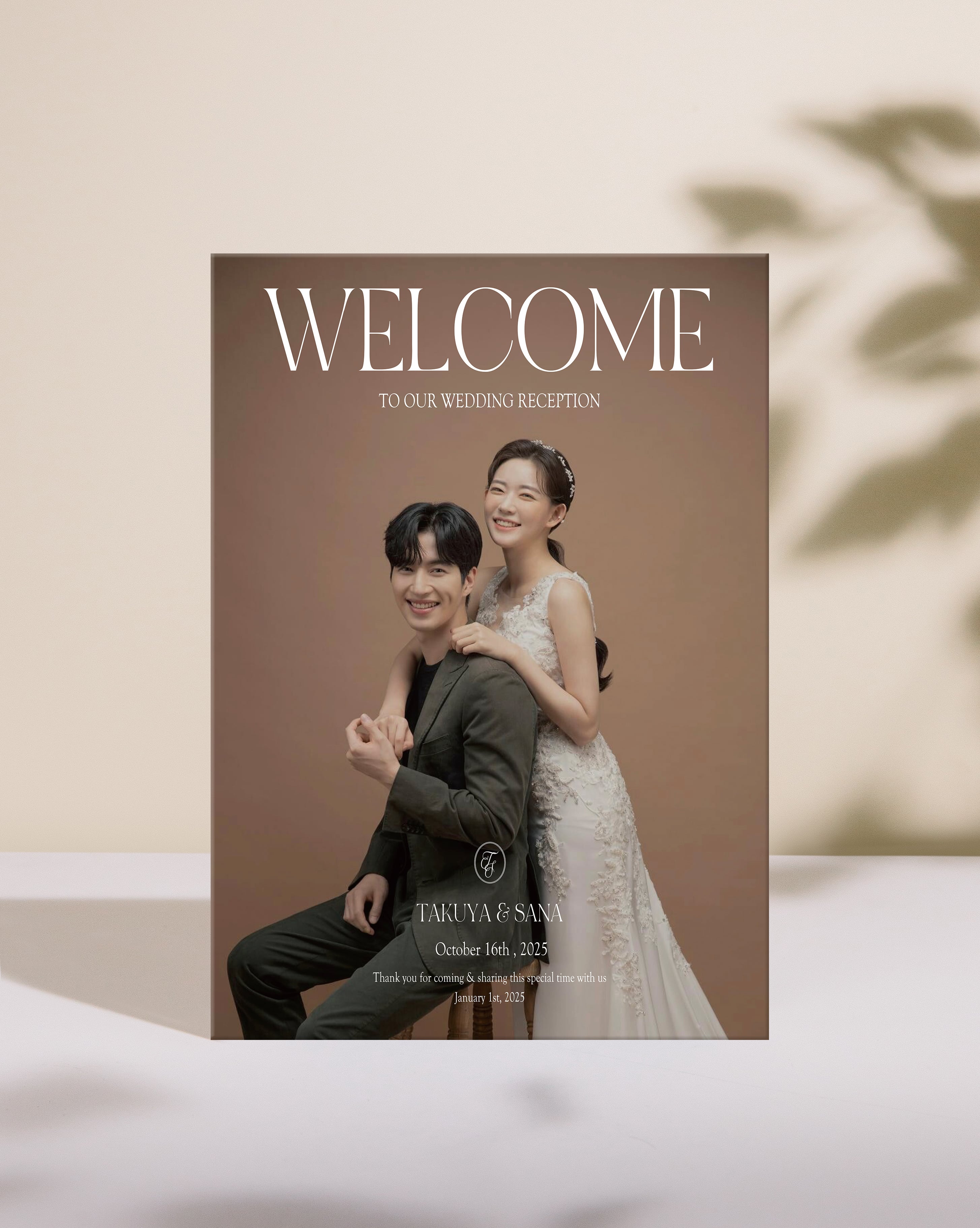 ウェルカムボード | wb27 | studio POPPY | 結婚式ペーパーアイテム