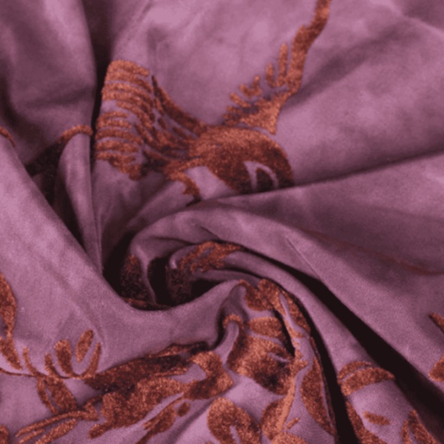 フラワーモチーフ ウエストリボン ベロア ラテンスカート 1col D00473