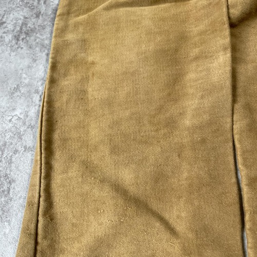 30-40s Adolphe Lafont モールスキン ブラウン パンツW33 詳細写真15