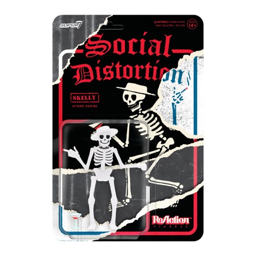 Social Distortion （ソーシャルディストーション） - Super7 ReAction Skellyフィギュア
