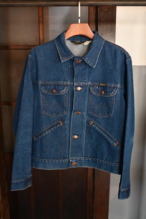 made in usa 80's vintage wrangler denim jacket 936