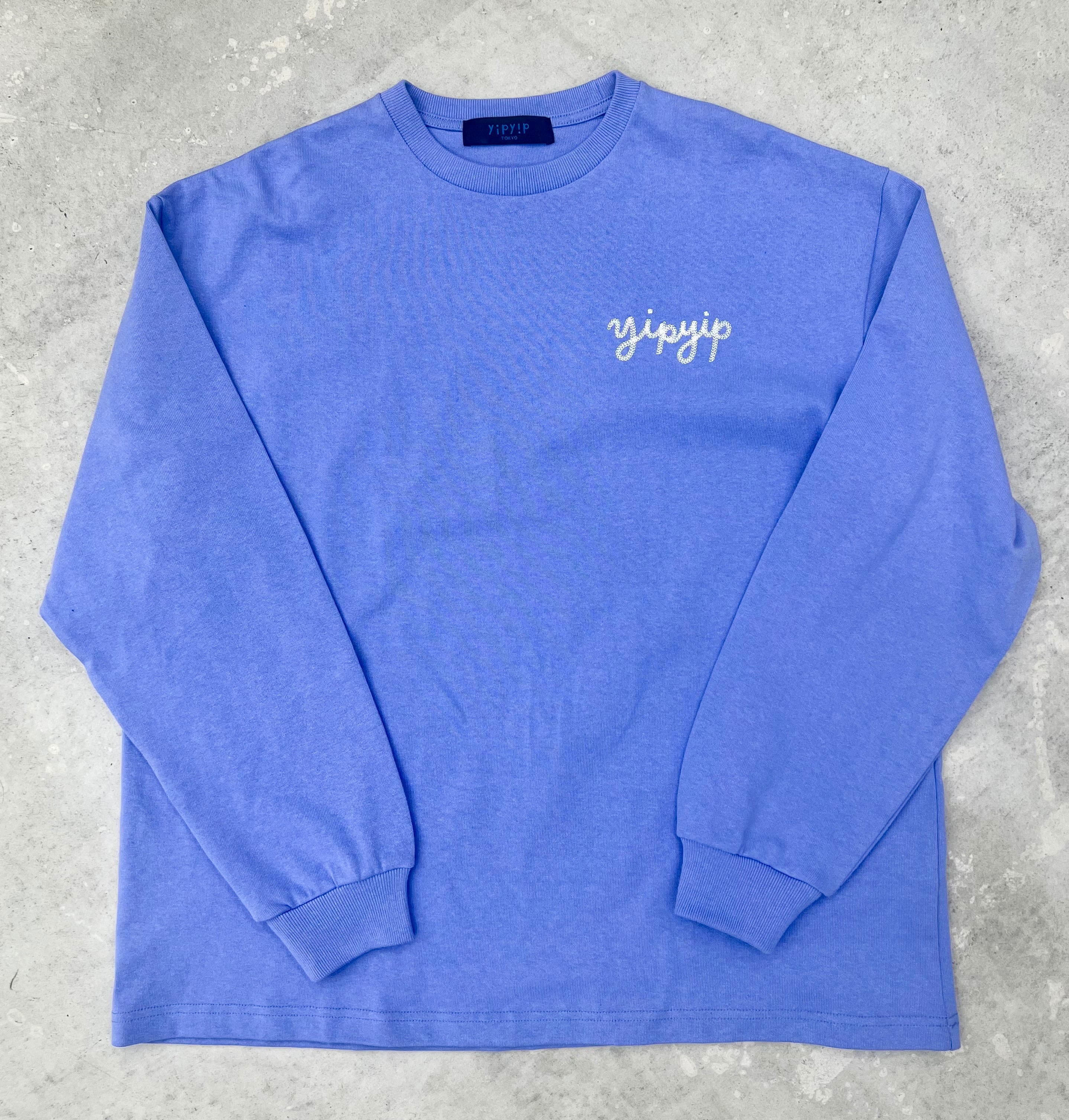 チェーンステッチYIPYIPロゴ刺繍ロンT | yipyip チェーンステッチYIPYIPロゴ刺繍ロンT | yipyip